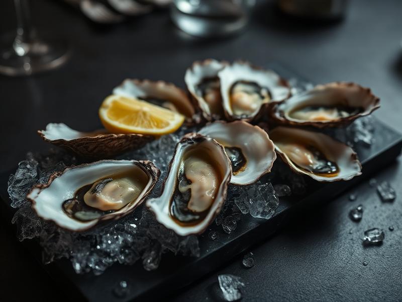 Fresh oysters